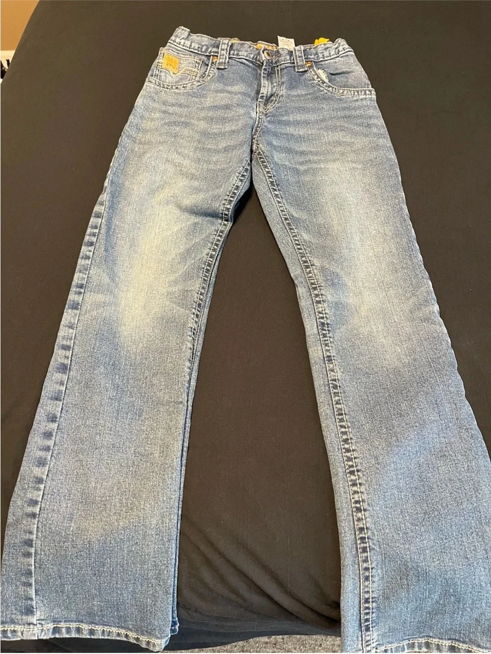 LOT OF 4 Cinch Boys Slim Mid Rise Bootcut Jeans 14S Medium Blue Denim